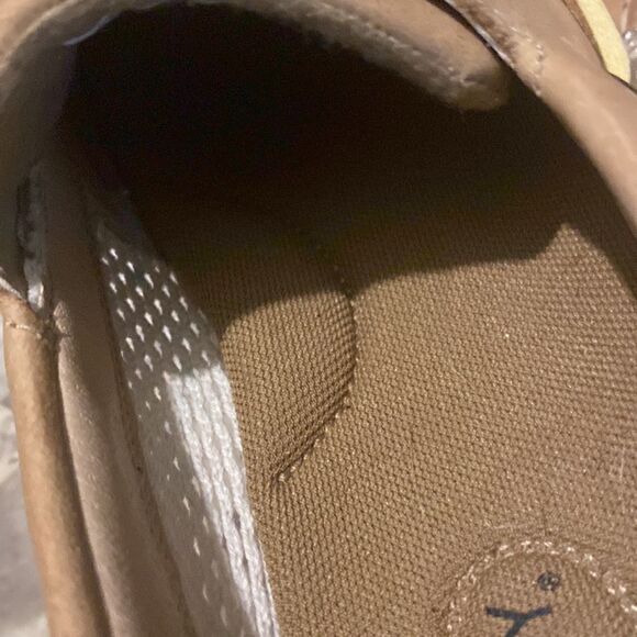 Sperry Blue fish Boat Shoe's, Size 7.5, Tan - Picture 8 of 10